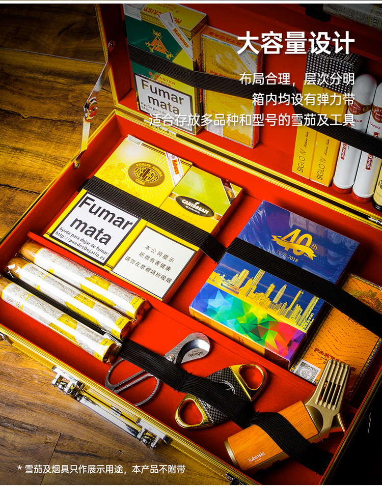 Lubinski 魯賓斯基 「Lubinski 台灣經銷商」 鋁合金便攜雪茄展示銷售盒|Capadura| 收納 · 旅行盒|W Cigar Shop 雪茄配件 商品詳情 7