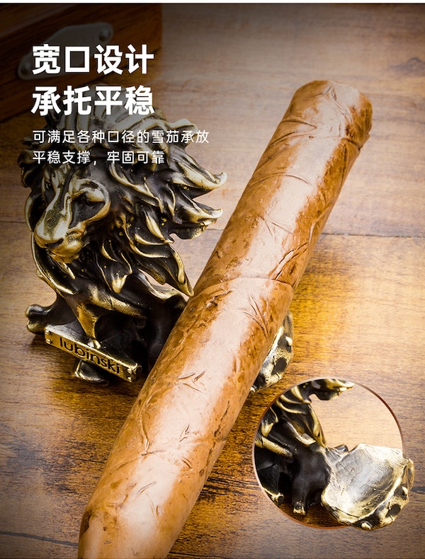 Lubinski 魯賓斯基 復古工藝銅質雪茄煙托金屬雪茄工具禮盒 配件禮盒｜W Cigar Shop 雪茄配件 商品詳情 8