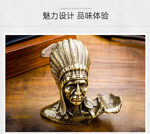 Lubinski 魯賓斯基 復古工藝銅質雪茄煙托金屬雪茄工具禮盒 配件禮盒｜W Cigar Shop 雪茄配件 商品詳情 13