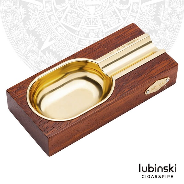 Lubinski 魯賓斯基 雞翅木實木雪茄菸灰缸 菸灰缸｜W Cigar Shop 雪茄配件 商品詳情 1