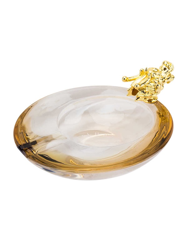 Lubinski 魯賓斯基 水晶玻璃透明單槽菸灰缸 菸灰缸｜W Cigar Shop 雪茄配件 商品詳情 5