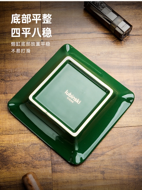 Lubinski 魯賓斯基 高檔時尚陶瓷四槽雪茄菸灰缸 菸灰缸|W Cigar Shop 雪茄配件 商品詳情 10