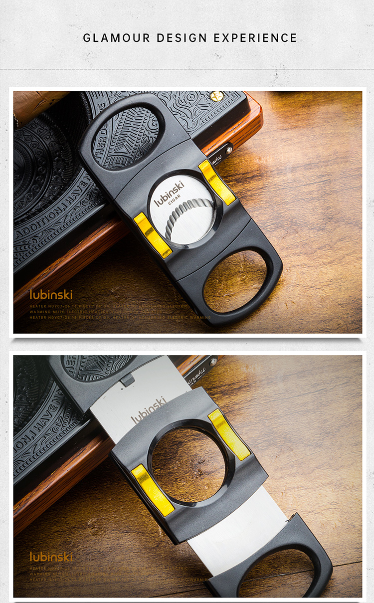 Lubinski 魯賓斯基 個性霸氣鋸齒雪茄剪刀雪茄托 雪茄剪|W Cigar Shop 雪茄配件 商品詳情 4