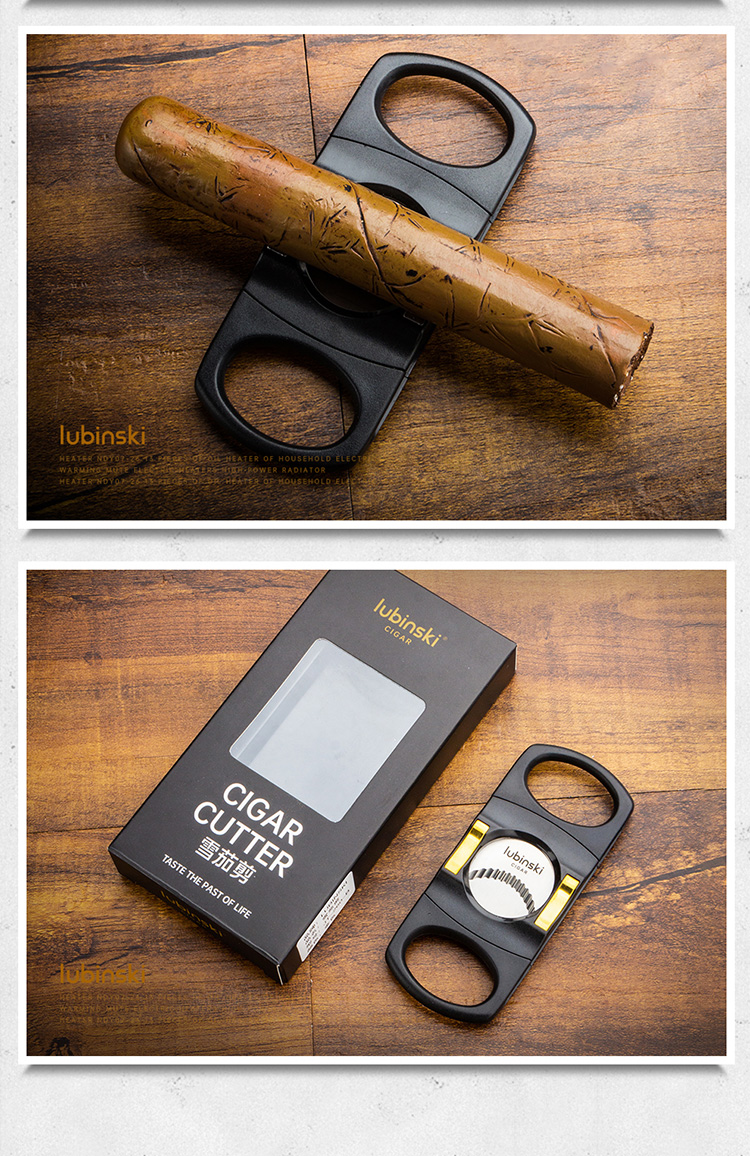 Lubinski 魯賓斯基 個性霸氣鋸齒雪茄剪刀雪茄托 雪茄剪|W Cigar Shop 雪茄配件 商品詳情 5