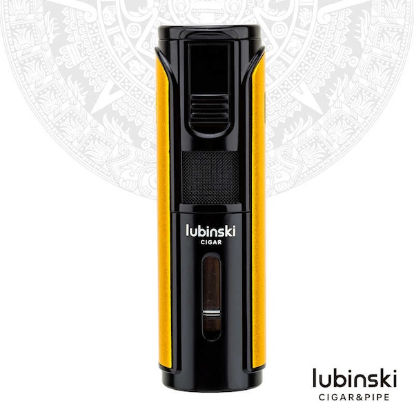 Lubinski 魯賓斯基 五直衝防風金屬打火機 打火機 · 點火｜W Cigar Shop 雪茄配件 商品詳情 2
