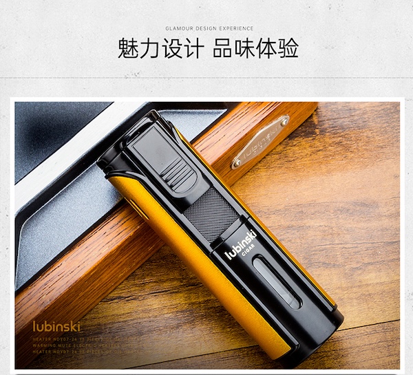 Lubinski 魯賓斯基 五直衝防風金屬打火機 打火機 · 點火｜W Cigar Shop 雪茄配件 商品詳情 14