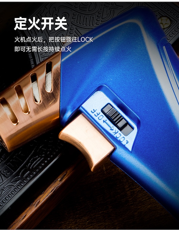 Lubinski 魯賓斯基 藍焰單直衝雪茄打火機 打火機 · 點火|W Cigar Shop 雪茄配件 商品詳情 12