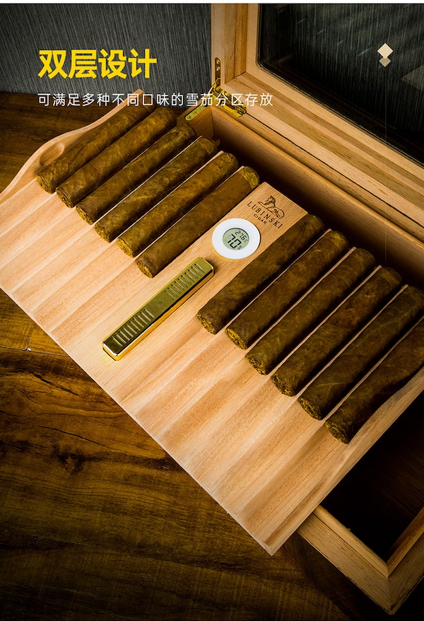 Lubinski 魯賓斯基 西班牙雪松木雪茄保濕箱 保濕櫃 · 恆溫箱｜W Cigar Shop 雪茄配件 商品詳情 13