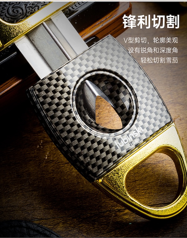 Lubinski 魯賓斯基 不鏽鋼雪茄V型剪 雪茄剪｜W Cigar Shop 雪茄配件 商品詳情 9
