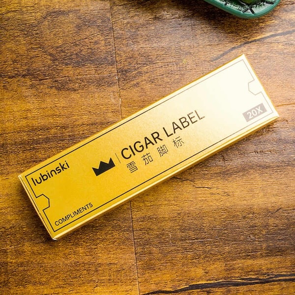 Lubinski 魯賓斯基 自黏防曝裂 雪茄腳標 保養 · 濕度|W Cigar Shop 雪茄配件 商品詳情 2