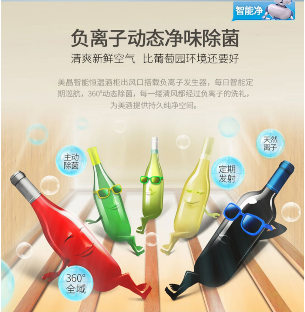 Raching 美晶 W230A-MC 雲控恆溫紅酒櫃 紅酒櫃｜W Cigar Shop 雪茄配件 商品詳情 14