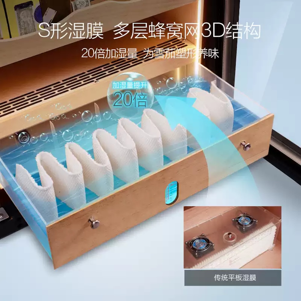 Raching 美晶 C150A 恆溫恆濕雪松木雪茄櫃 保濕櫃 · 恆溫箱|W Cigar Shop 雪茄配件 商品詳情 3
