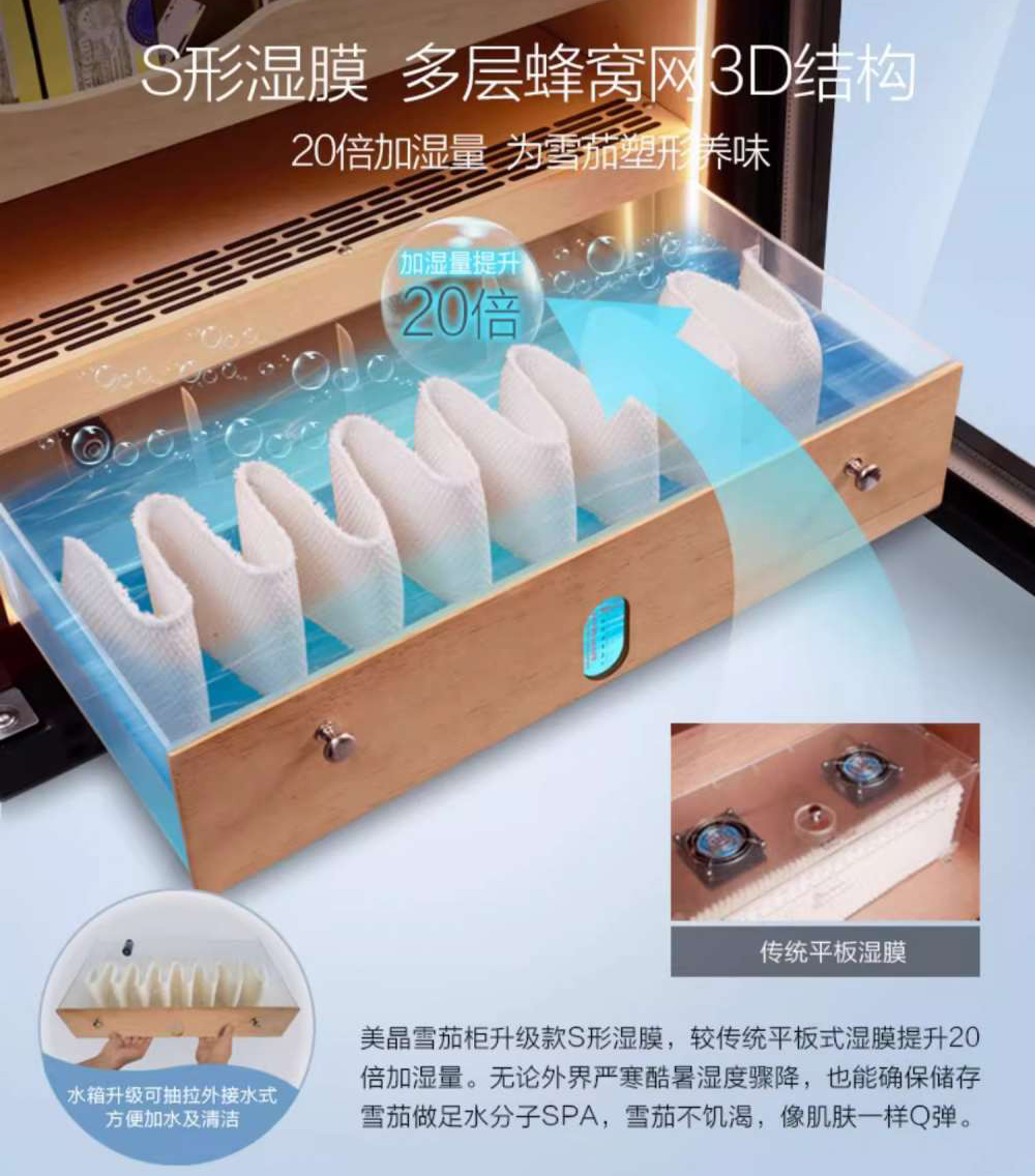 Raching 美晶 C380A 雪松實木雪茄盒 保濕櫃 · 恆溫箱｜W Cigar Shop 雪茄配件 商品詳情 10