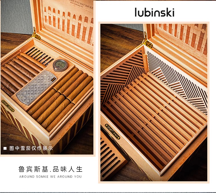 Lubinski 魯賓斯基 高階雪茄保濕盒 保濕櫃 · 恆溫箱|W Cigar Shop 雪茄配件 商品詳情 14