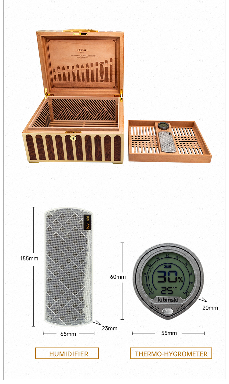 Lubinski 魯賓斯基 高階雪茄保濕盒 保濕櫃 · 恆溫箱｜W Cigar Shop 雪茄配件 商品詳情 7