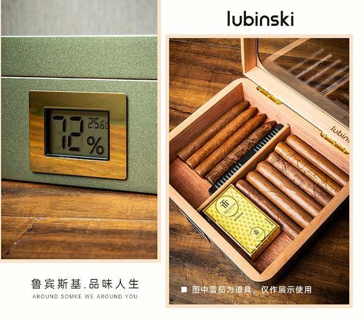 Lubinski 魯賓斯基 雪茄保濕盒 透明視窗 保濕櫃 · 恆溫箱|W Cigar Shop 雪茄配件 商品詳情 12