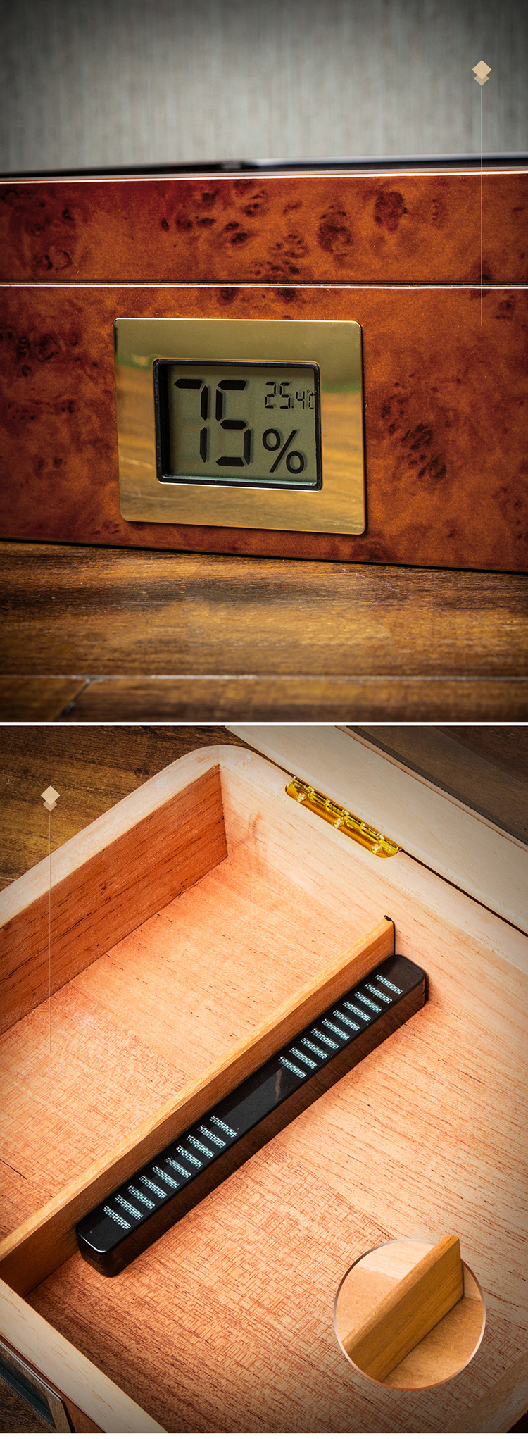 Lubinski 魯賓斯基 雪茄保濕盒 透明視窗 保濕櫃 · 恆溫箱|W Cigar Shop 雪茄配件 商品詳情 3