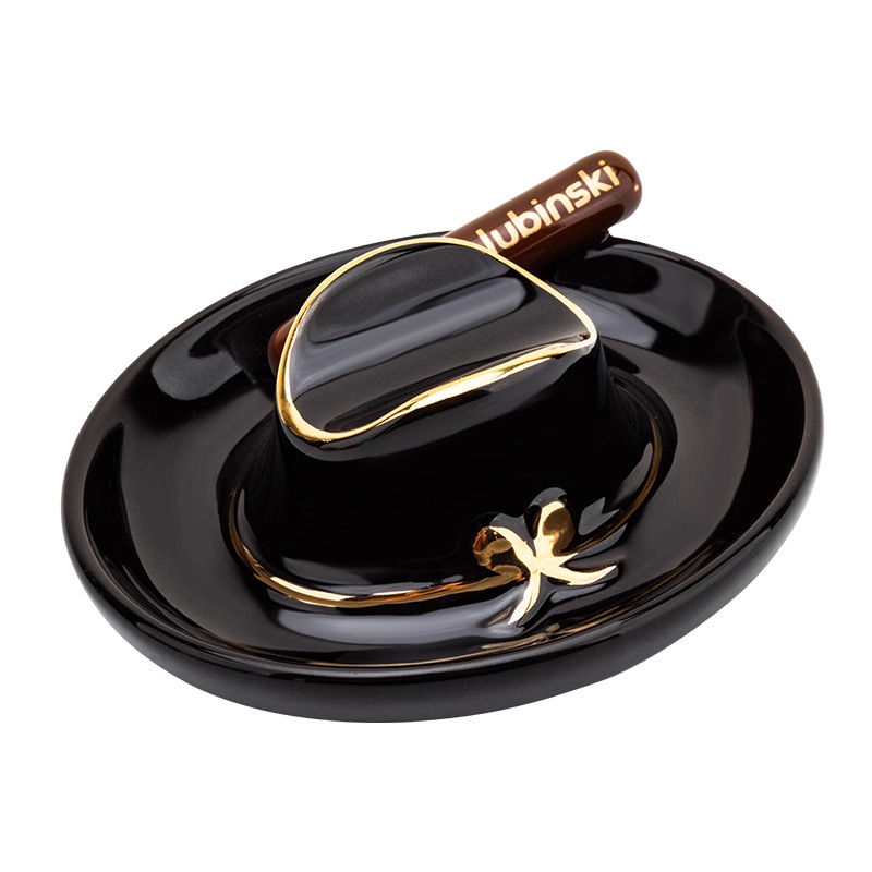 Lubinski 魯賓斯基 牛仔帽形陶瓷雪茄煙托 菸灰缸｜W Cigar Shop 雪茄配件 商品詳情 4