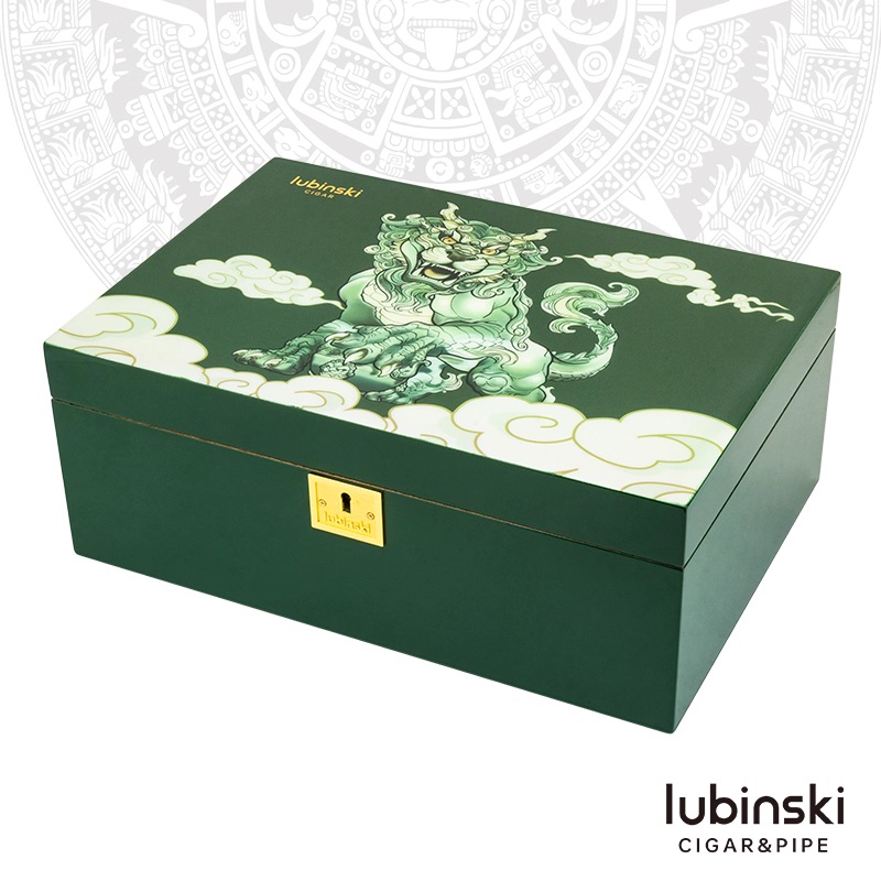 Lubinski 魯賓斯基 雪茄保濕盒 鋼琴烤漆雙層