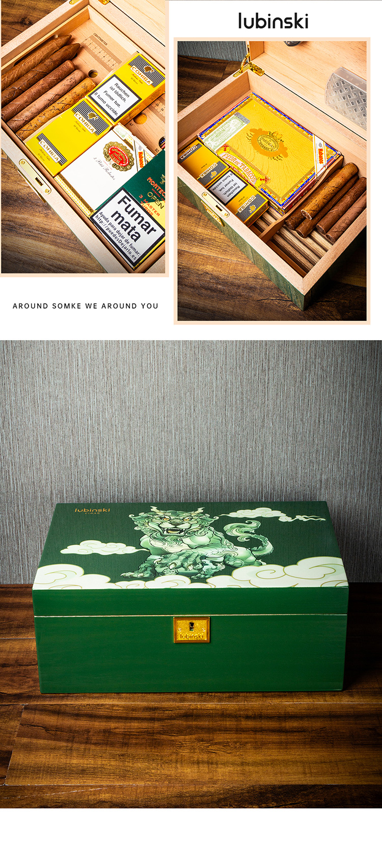 Lubinski 魯賓斯基 雪茄保濕盒 鋼琴烤漆雙層 保濕櫃 · 恆溫箱|W Cigar Shop 雪茄配件 商品詳情 7