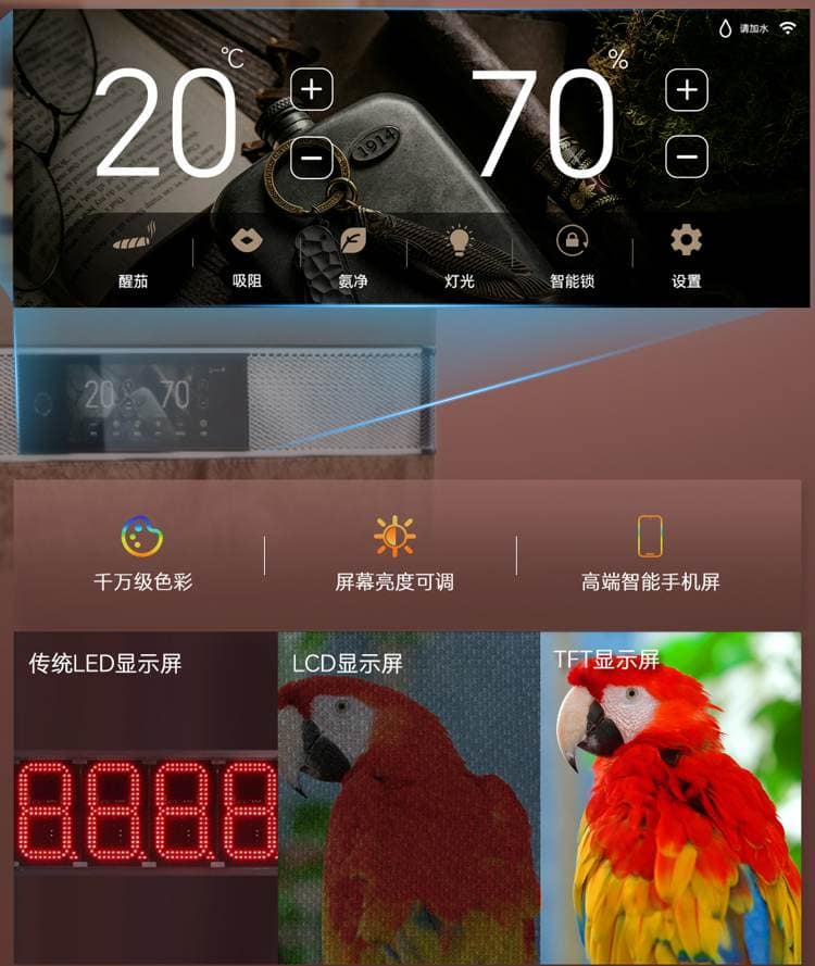 Raching 美晶 RR880 WIFI 智慧保濕雪茄櫃 保濕櫃 · 恆溫箱|W Cigar Shop 雪茄配件 商品詳情 15