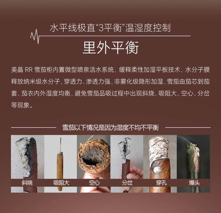 Raching 美晶 RR780 580L WIFI 恆溫恆濕雪茄櫃 保濕櫃 · 恆溫箱|W Cigar Shop 雪茄配件 商品詳情 14