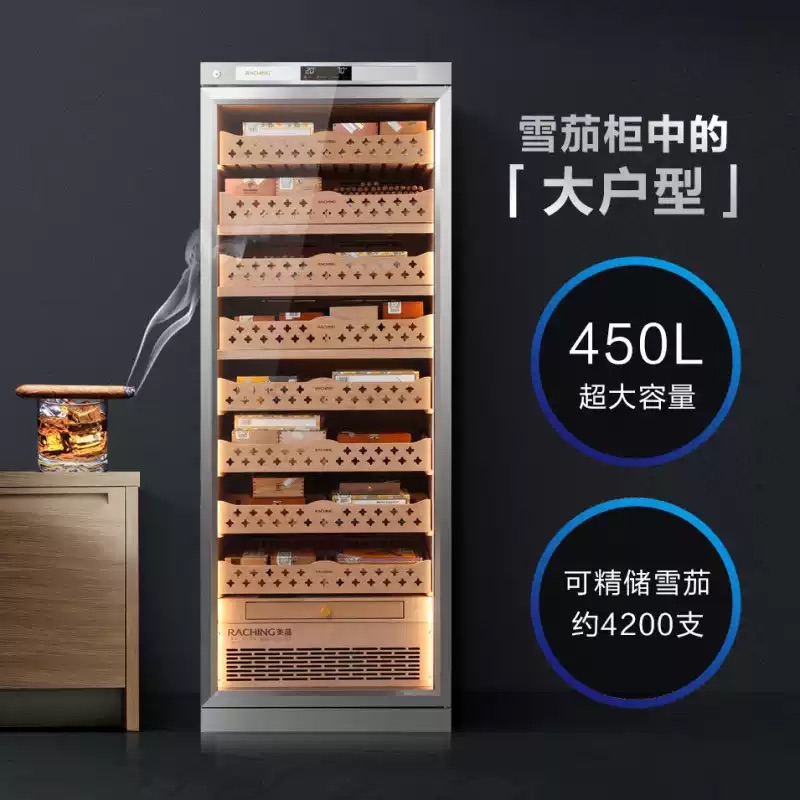 Raching 美晶 雪茄櫃 不鏽鋼箱體 保濕櫃 · 恆溫箱｜W Cigar Shop 雪茄配件 商品詳情 1