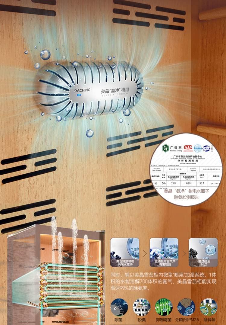 Raching 美晶 RR980 580L WIFI 恆溫恆濕雪茄櫃 保濕櫃 · 恆溫箱|W Cigar Shop 雪茄配件 商品詳情 30