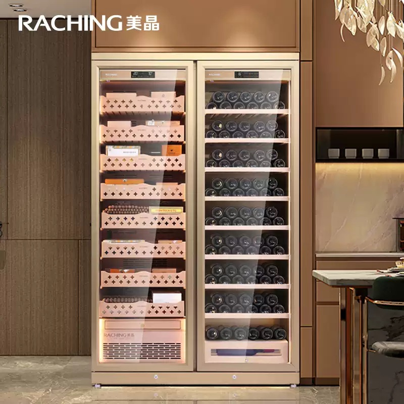 Raching 美晶 CD1200 雙開門不鏽鋼雪茄櫃 保濕櫃 · 恆溫箱|W Cigar Shop 雪茄配件 商品詳情 1