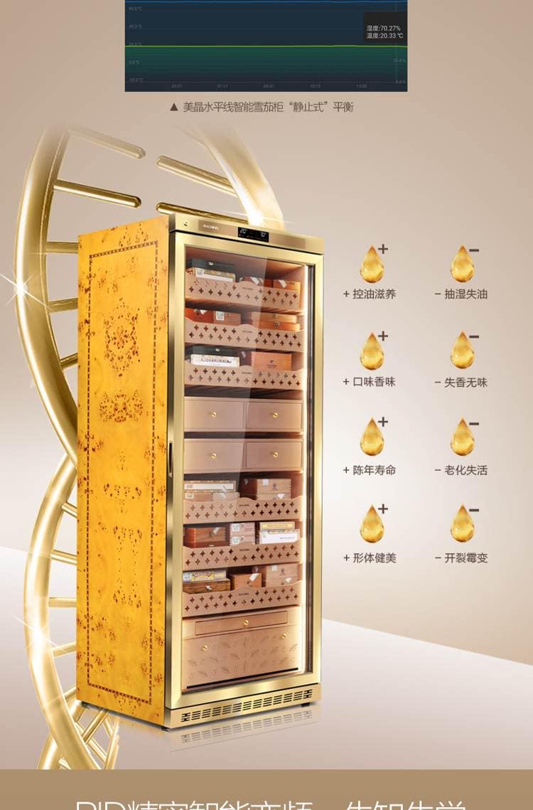 Raching 美晶 MON5800A 智慧恆溫恆濕保濕櫃 保濕櫃 · 恆溫箱|W Cigar Shop 雪茄配件 商品詳情 4
