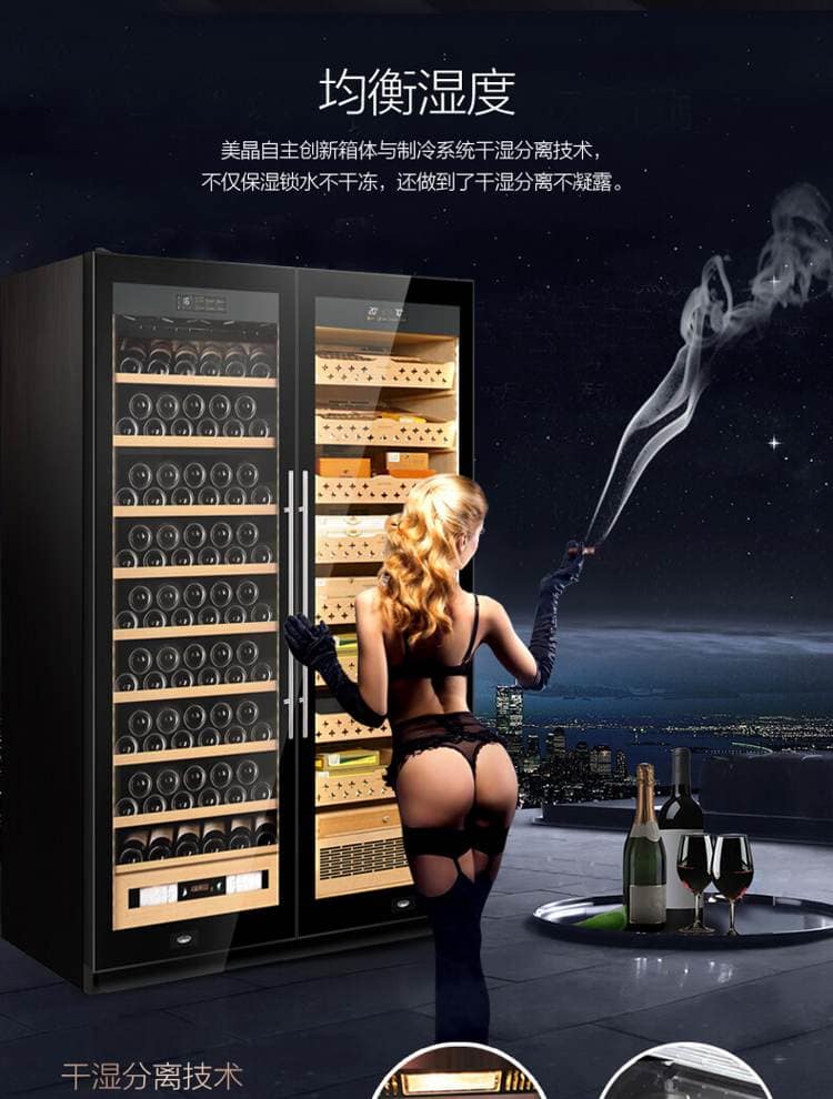 Raching 美晶 SD800 雙門恆溫恆濕雪茄櫃 保濕櫃 · 恆溫箱|W Cigar Shop 雪茄配件 商品詳情 7