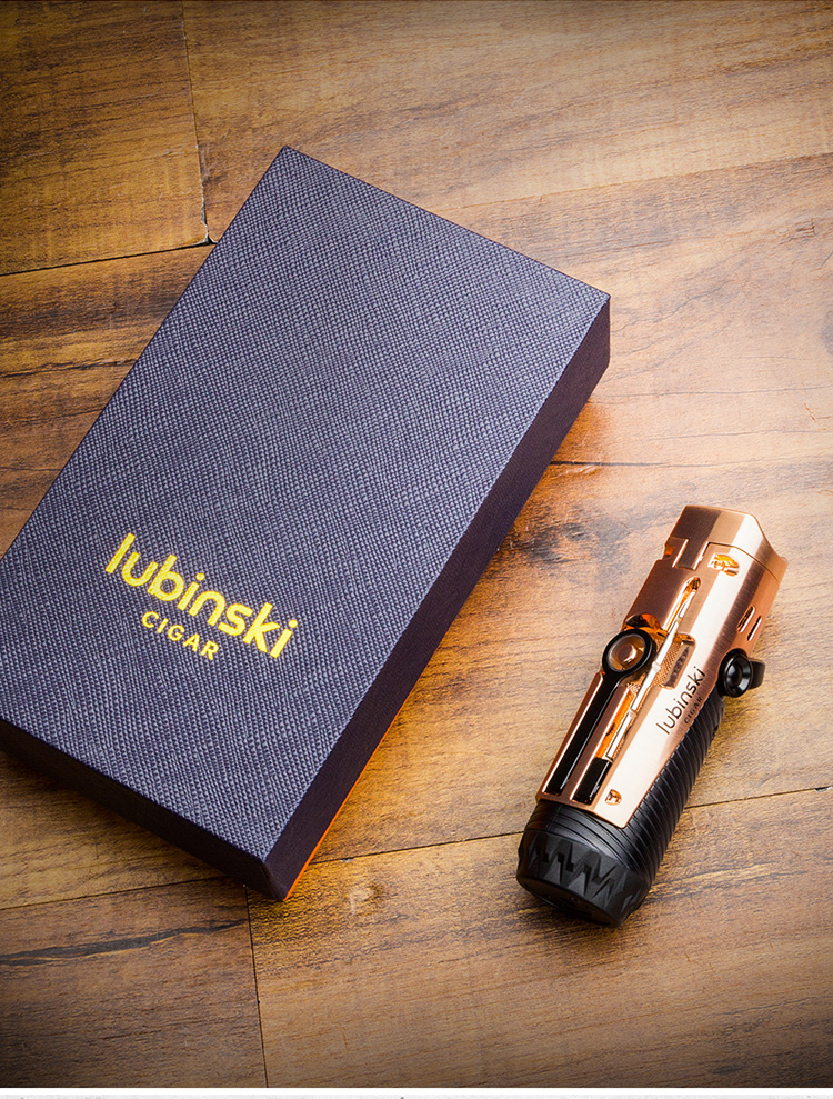 Lubinski 魯賓斯基 四直衝戰術托架噴射打火機 打火機 · 點火｜W Cigar Shop 雪茄配件 商品詳情 4