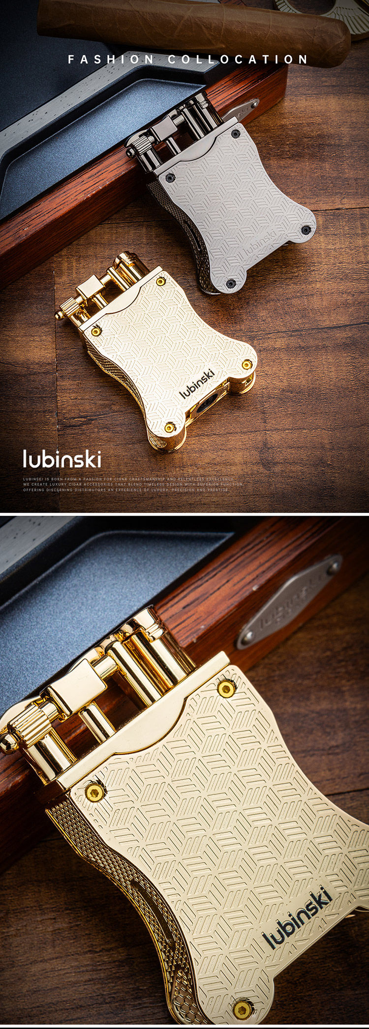 Lubinski 魯賓斯基 復古機械防風雪茄打火機 打火機 · 點火|W Cigar Shop 雪茄配件 商品詳情 1
