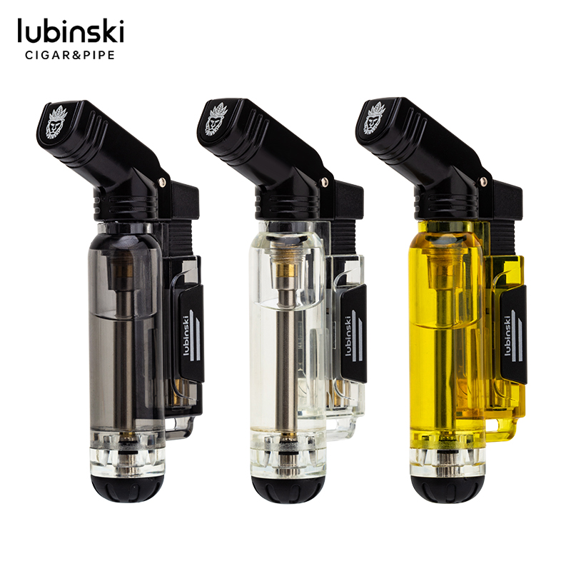 Lubinski 便攜桌上型單直衝雪茄打火機(YJA-10074)