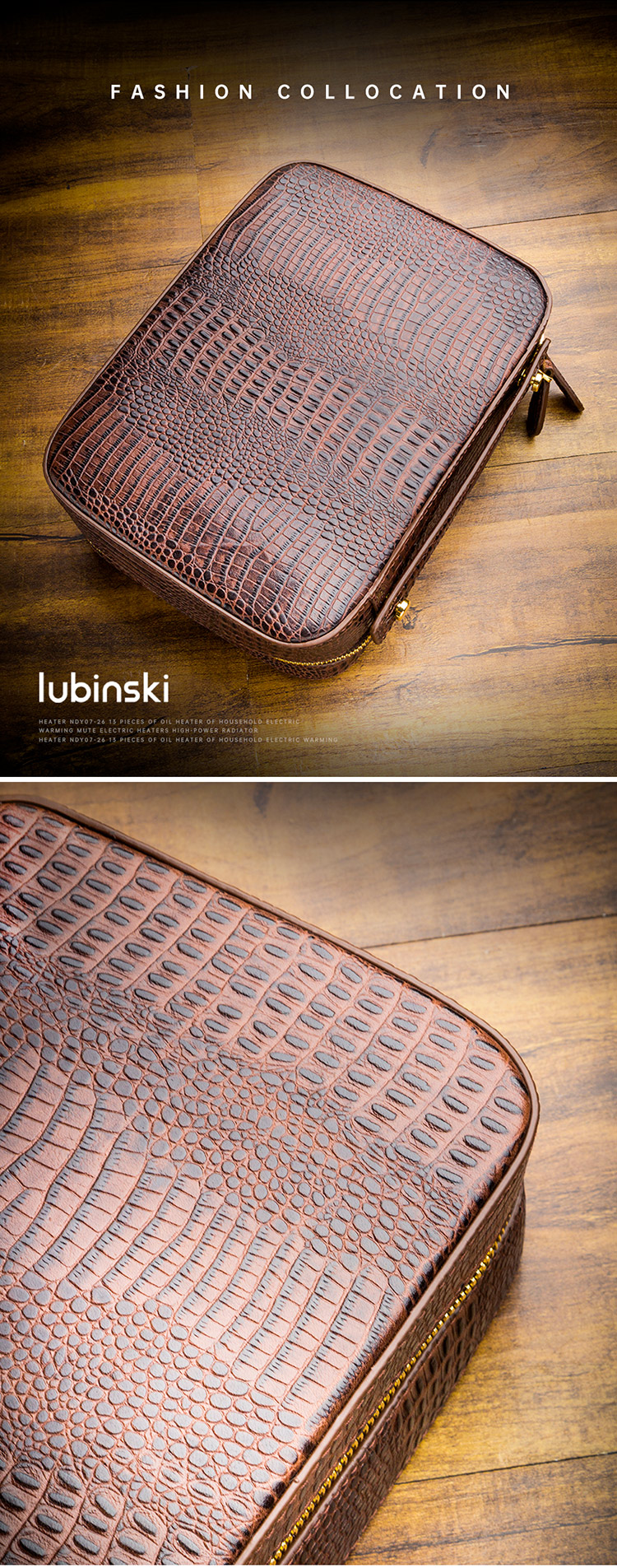 Lubinski 魯賓斯基 皮革紋菸斗手提包 保養 · 濕度｜W Cigar Shop 雪茄配件 商品詳情 1