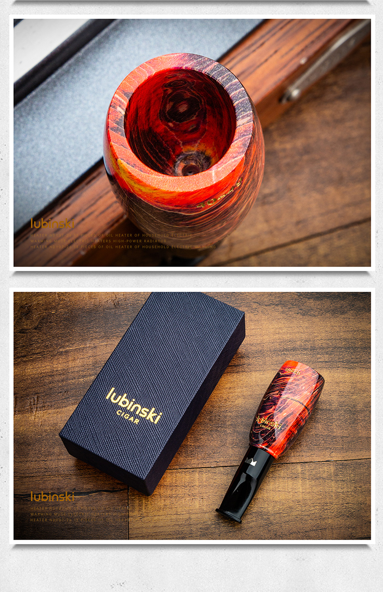Lubinski 魯賓斯基 火焰紋玻璃醒茄瓶 保養 · 濕度|W Cigar Shop 雪茄配件 商品詳情 7