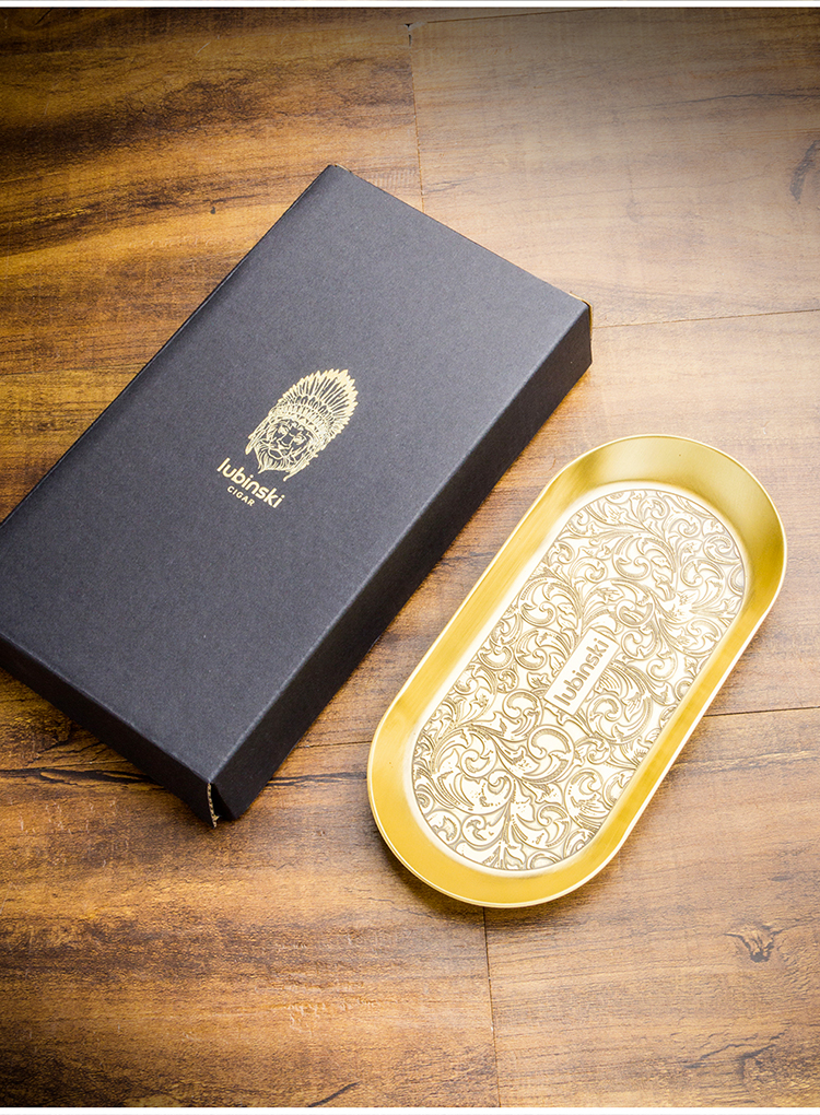 Lubinski 魯賓斯基 黃銅雕花菸斗置物盤 保養 · 濕度|W Cigar Shop 雪茄配件 商品詳情 3