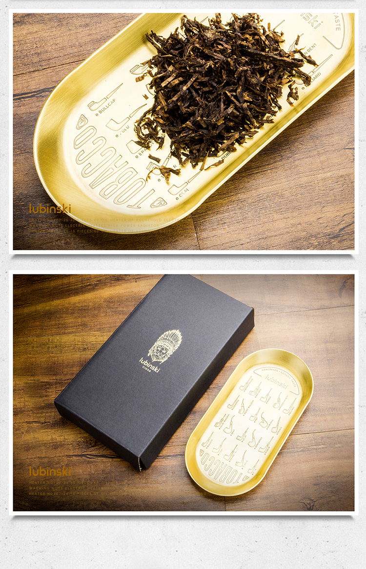 Lubinski 魯賓斯基 黃銅雕花菸斗置物盤 保養 · 濕度|W Cigar Shop 雪茄配件 商品詳情 6