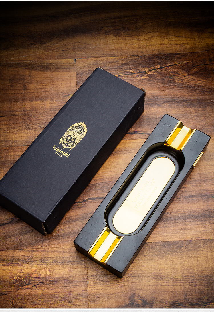 Lubinski 魯賓斯基 實木單槽雪茄菸灰缸 菸灰缸｜W Cigar Shop 雪茄配件 商品詳情 3