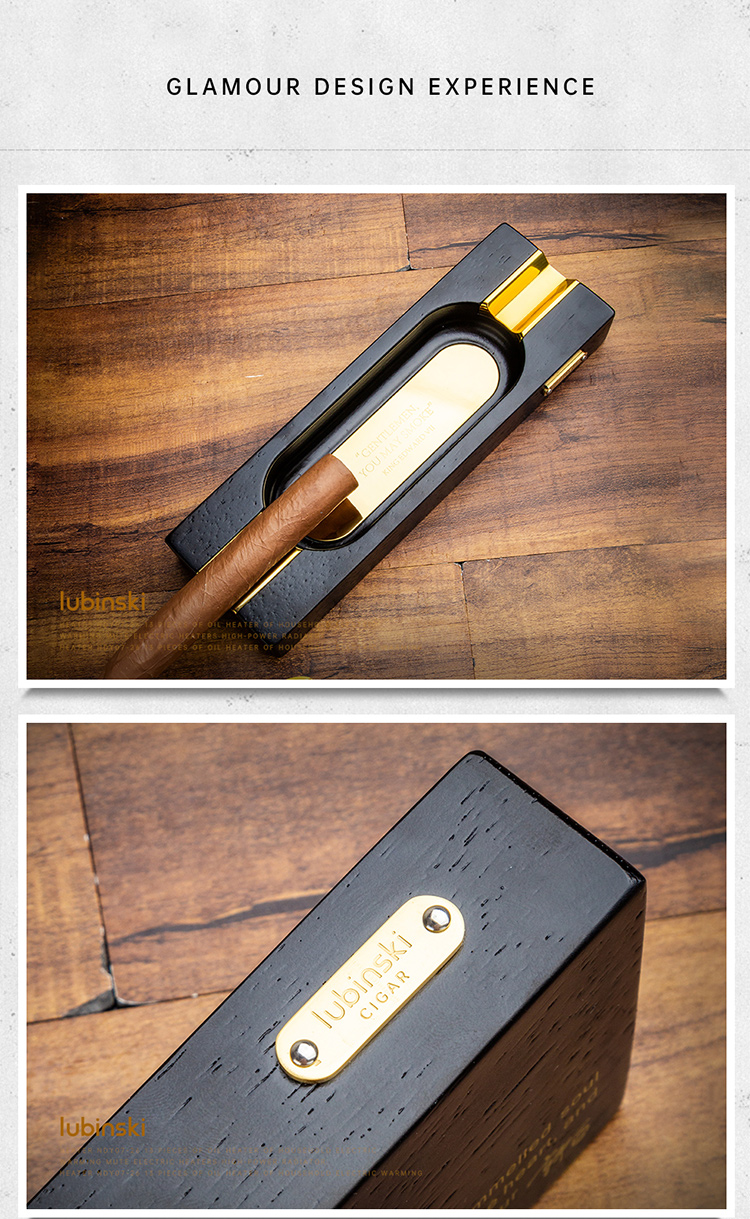 Lubinski 魯賓斯基 實木單槽雪茄菸灰缸 菸灰缸｜W Cigar Shop 雪茄配件 商品詳情 5