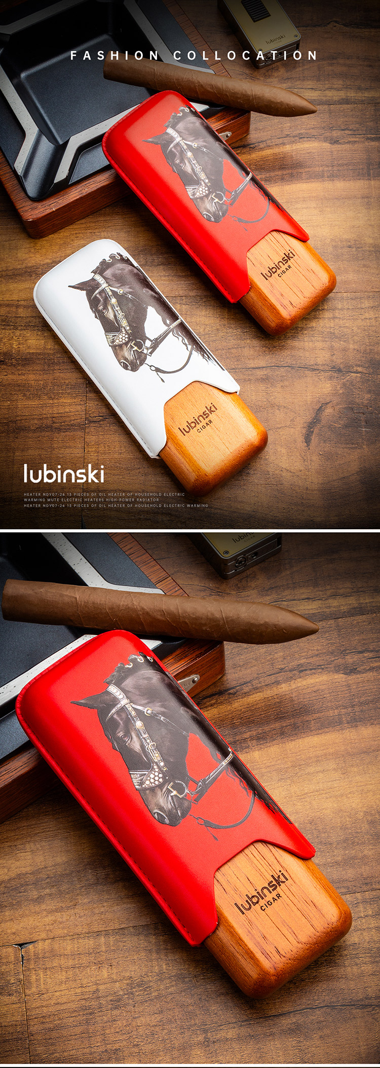 Lubinski 魯賓斯基 駿馬藝術雪茄套（YJA-50031） 收納 · 旅行盒｜W Cigar Shop 雪茄配件 商品詳情 1
