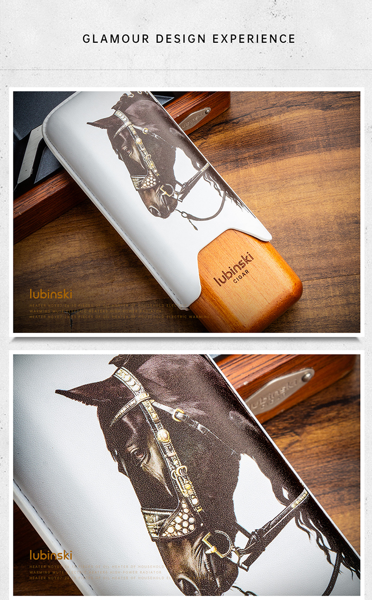 Lubinski 魯賓斯基 駿馬藝術雪茄套（YJA-50031） 收納 · 旅行盒｜W Cigar Shop 雪茄配件 商品詳情 5