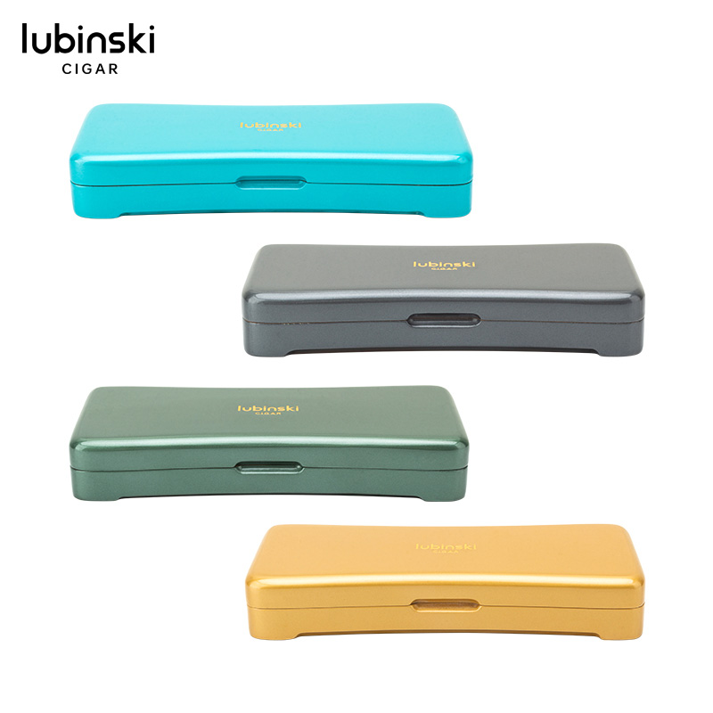 Lubinski 金屬便攜雪茄盒