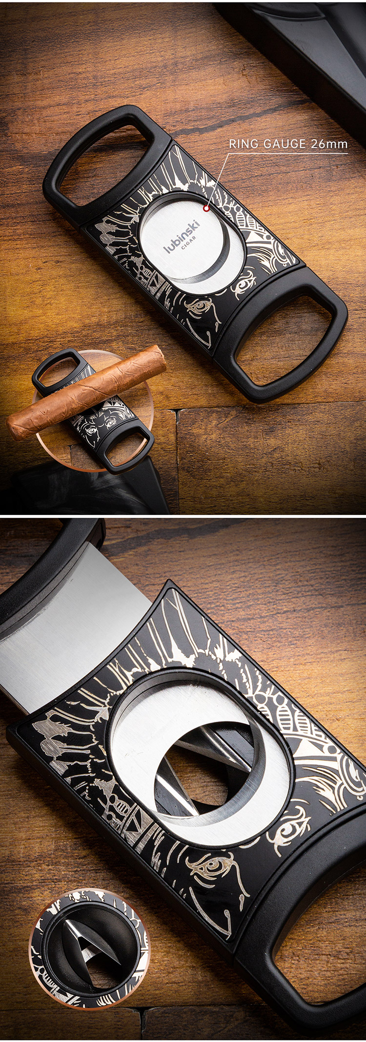 Lubinski 魯賓斯基 菸灰缸+打火機雪茄工具禮盒(黑) 配件禮盒|W Cigar Shop 雪茄配件 商品詳情 4