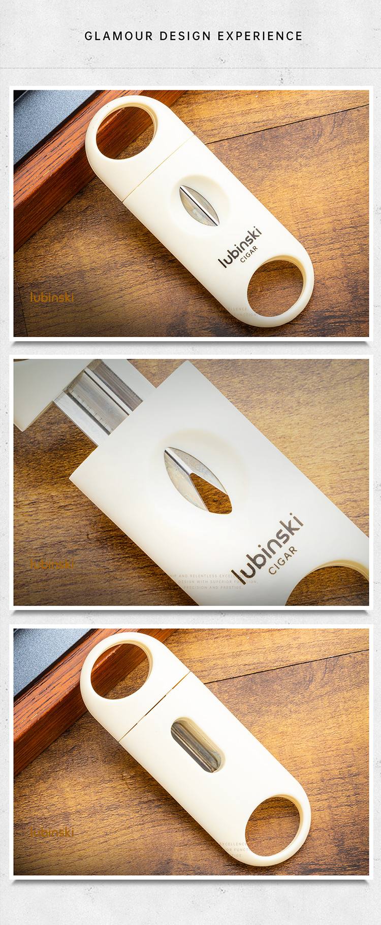 Lubinski 魯賓斯基 大口徑膠柄平剪雪茄剪 雪茄剪|W Cigar Shop 雪茄配件 商品詳情 4