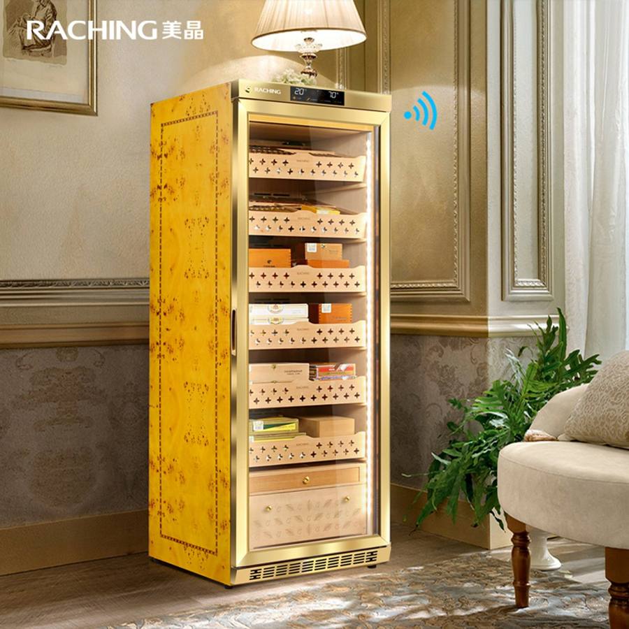 Raching 美晶 MON2800A 智慧水平線恆溫恆濕雪茄櫃|約1200-1500支|Capadura