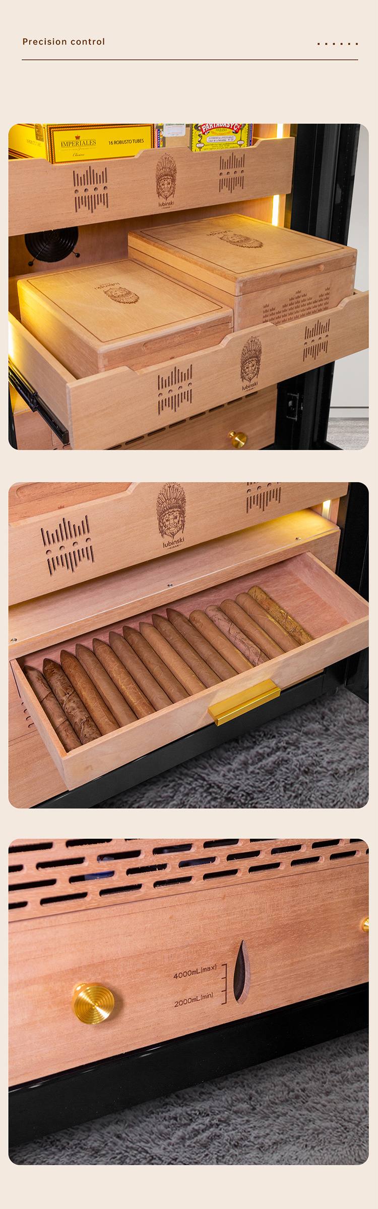 Lubinski 魯賓斯基 立式電子恆溫恆濕雪茄櫃(RA-666) 保濕櫃 · 恆溫箱|W Cigar Shop 雪茄配件 商品詳情 6