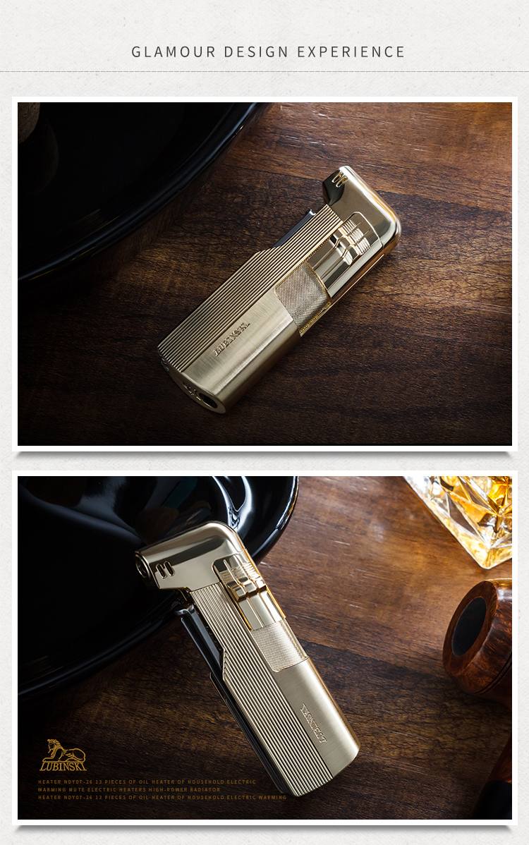 Lubinski 魯賓斯基 菸斗斜火金屬打火機 保養 · 濕度|W Cigar Shop 雪茄配件 商品詳情 4
