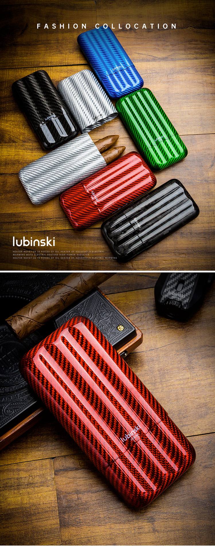 Lubinski 魯賓斯基 三支裝雪茄保濕管 收納 · 旅行盒|W Cigar Shop 雪茄配件 商品詳情 1