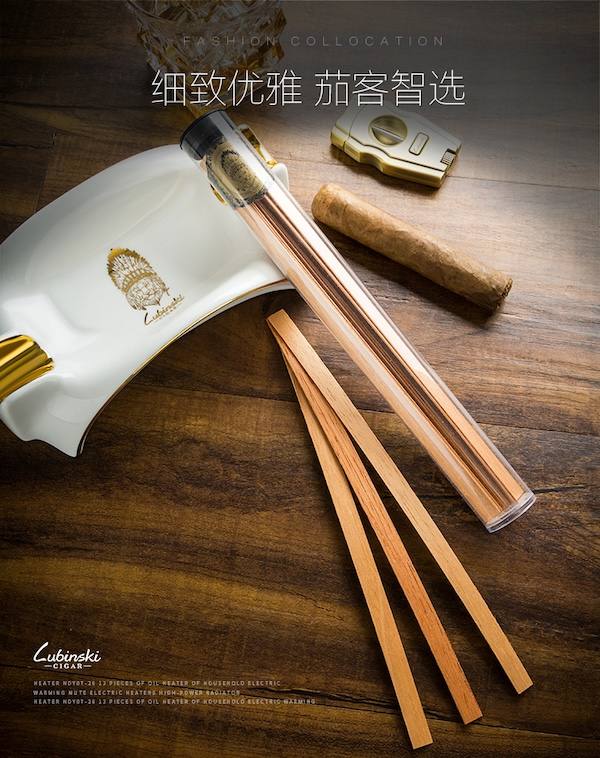 Lubinski 魯賓斯基 「Lubinski 台灣經銷商」西班牙雪松木西打木 雪茄點火木條 20片裝|Capadura| 保養 · 濕度|W Cigar Shop 雪茄配件 商品詳情 1